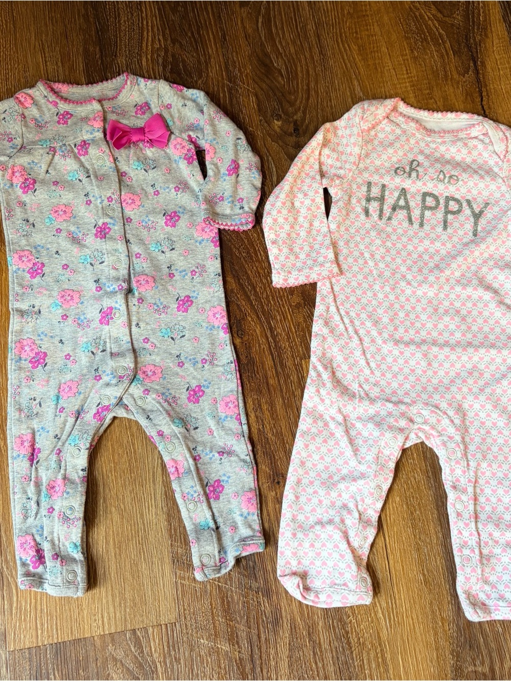 Carter’s Just One You 6M Baby Girl Romper Bundle – 2 Pack